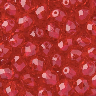 Manumi Brúsené koráliky 8mm Siam Ruby - 110 ks