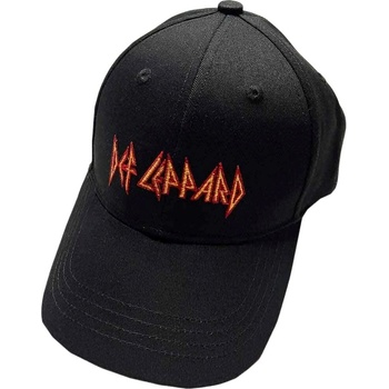 Def Leppard Text Logo Шапка с козирка Black UNI (DEFLCAP02B)