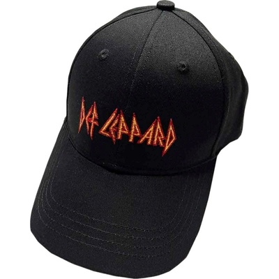 Def Leppard Text Logo Шапка с козирка Black UNI (DEFLCAP02B)