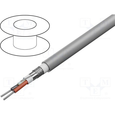 Alpha Wire 86601CY SL001 Xtra Guard Flex 1x2x24AWG PVC tmavě šedá 300V 305m
