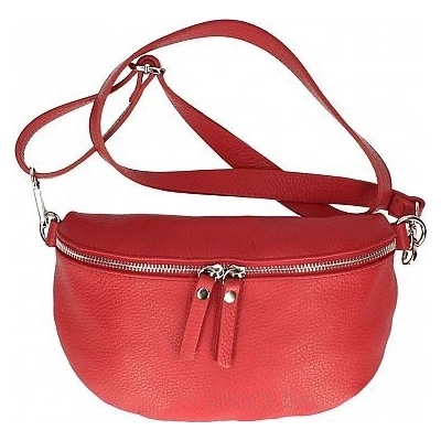 FashionM.cz Cork and Leather Butique Prague crossbody mini kabelka Jaden Red