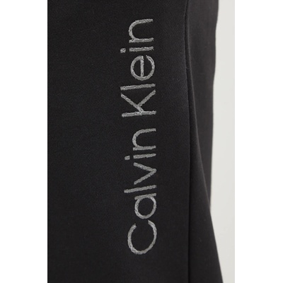 Calvin Klein Памучен спортен панталон Calvin Klein в черно с апликация K10K114254 (K10K114254)