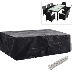 vidaXL Покривало за градински мебели 8 капси 300 x 140 x 90 см (41642)