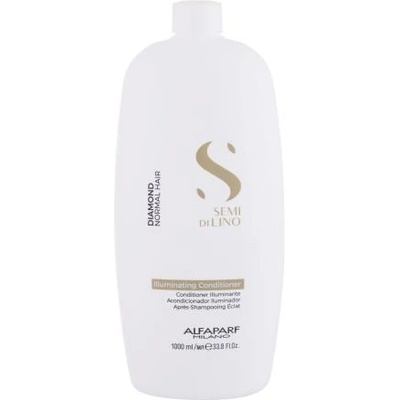 ALFAPARF Milano Semi Di Lino Diamond llluminating 1000 ml изсветляващ балсам за нормална коса за жени