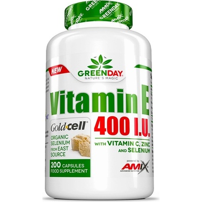 Amix Vitamin E 400 I.U. Life+ 200 kapslí