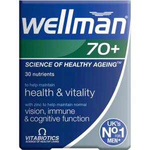 Vitabiotics Wellman 70+ [30 Таблетки]