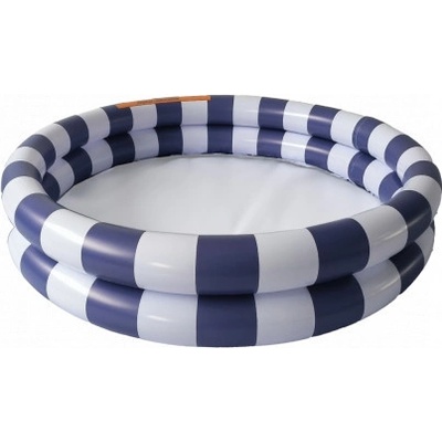 Swim Essentials Prúžky modro-biely 100 cm