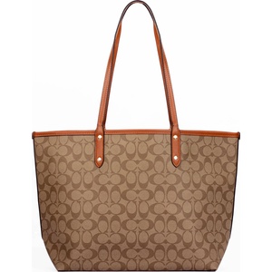 Coach Дамска чанта Coach Reversible City Tote, Кафява (TRIM-5695-BROWN)