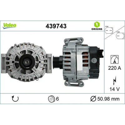 generátor VALEO 439743