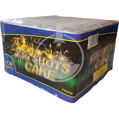 kompaktní ohňostroj 136 SHOTS CAKE