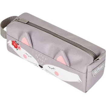 Herlitz Ученически несесер празен, с дръжка, Quatro, мотив Kitty - Herlitz