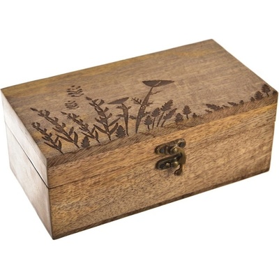 InDecor Box z mangového dreva Lúka 22 x 12 x 9 cm M