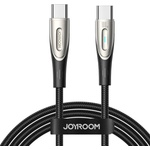 JOYROOM Кабел Star-Light USB-C към USB-C Joyroom SA27-CC5 100W 1.2m (черен) (SA27-CC5 1.2M BLACK)