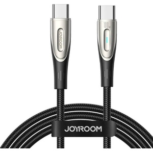 JOYROOM Кабел Star-Light USB-C към USB-C Joyroom SA27-CC5 100W 1.2m (черен) (SA27-CC5 1.2M BLACK)