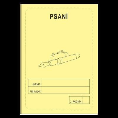 Psaní 2. ročník - školní sešit - Rubínová Jitka
