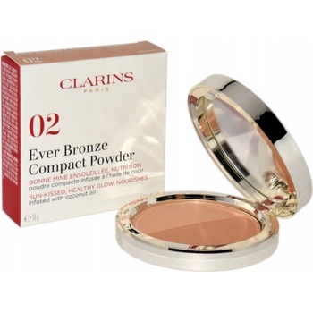 Clarins Lisovaný bronzer 02 medium s matným finišom 10 g