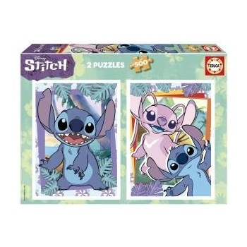 Educa Пъзел, Educa, Стич 2 в 1, 2 х 500 части