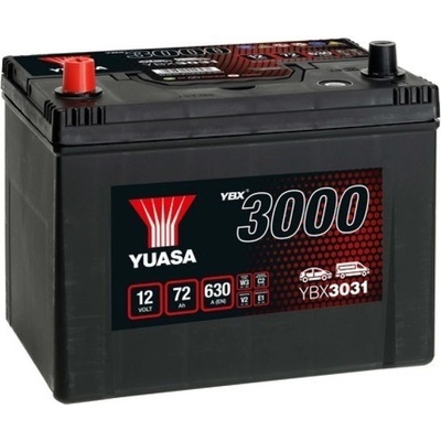 YUASA 72Ah 630A left+ (YBX3031)