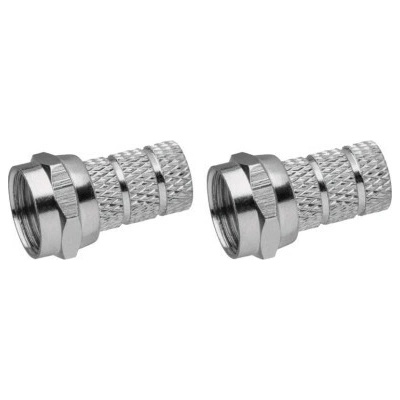 EMOS Konektor F vidlice pro koax CB500, 10ks 1807100400