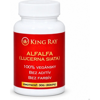 Kingray ALFALFA lucerna siata 60 kapsúl