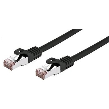 C-TECH CB-PP6F-05BK patch, Cat6, FTP, 0,5m, černý