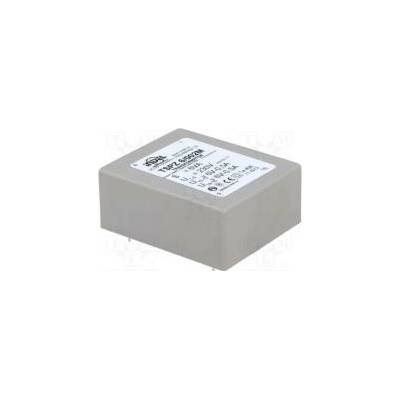 Transformátor zalévaný 6VA 230VAC 6V 6V 0,5A 0,5A PCB IP00