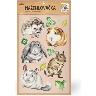 Lesní svět Nažehlovačka L 039 - Drobní mazlíčci