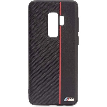 BMW M Collection Hard Case - кожен кейс за Samsung Galaxy S9 Plus (черен)