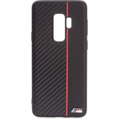 BMW M Collection Hard Case - кожен кейс за Samsung Galaxy S9 Plus (черен)