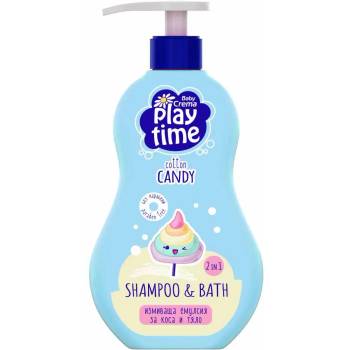 Baby Crema Измиващ гел 2 в 1 Baby Crema Play Time - Candy, 400 ml