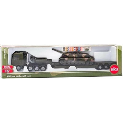 SIKU Super Military Ťahač s tankom 1 87