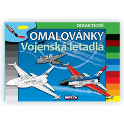 Didaktické omalovánky Vojenská letadla