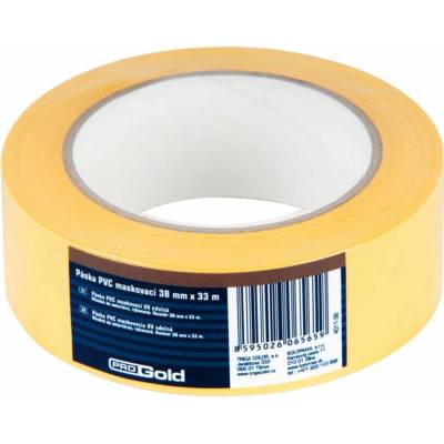 ProGold PVC maskovacia páska UV odolná do exteriéru 38 mm x 33 m