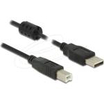 Delock Кабел Delock USB-A към USB-B, 1.0m, черен (DELOCK-84895) - Allstore