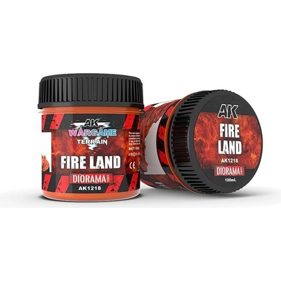 AK-Interactive Wargame Terrains AK1218 Fire Land 100ml