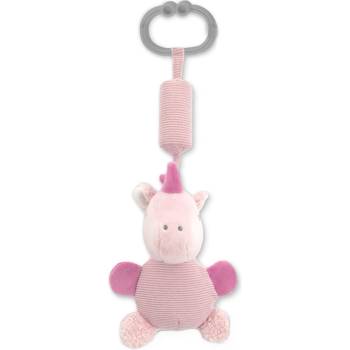 Lorelli Бебешка играчка със звънче Lorelli - Еднорог, розова (10191350007)