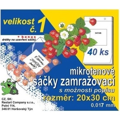 Restart Company Zamrazovací sáčky č.1 - 20 x 30 cm - SMZ-0001 – Zboží Dáma