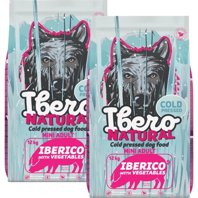 Ibero Cold Press Dog Mini Adult Iberico 2 x 12 kg