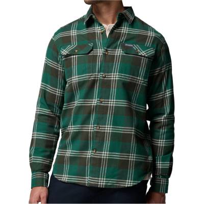 Columbia Мъжка риза с копчета Columbia Flare Gun Stretch Flannel Shirt - Rain Forest / Trail's Edge Plaid (033-1792-1713)