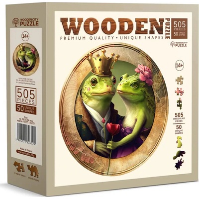 Wooden City Dřevěná láska a žabky 505 dílků