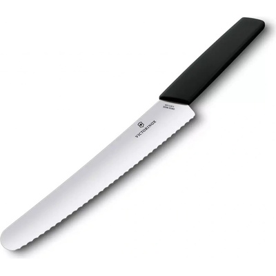 Victorinox Swiss Modern nôž na pečivo a cukrovinky 22 cm čierna 6.9073.22WB