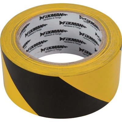 Fixman Výstražná lepící páska 50 mm × 33 m 190195 žluto-černá – Hledejceny.cz