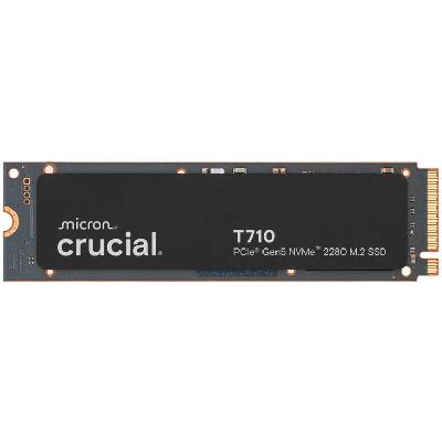 T710 4TB PCIe Gen5 NVMe M. 2 2280 SSD up to 14500 MB/s read and 13800 MB/s write (CT4000T710SSD8)