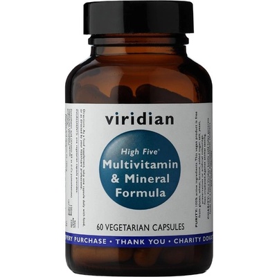 Viridian High Five Multivitamin & Mineral Formula 60 kapslí