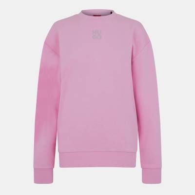 HUGO BOSS Блуза Hugo Diamante Easy Crew Sweater - Pink