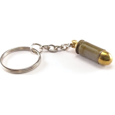 Přívěsek na klíče Mosaznevyrobky 9mm Makarov z lakované oceli