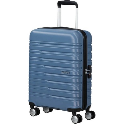 American Tourister FLASHLINE SPINNER 55 Coronet Blue ME8001-01 petrolejová 34 L