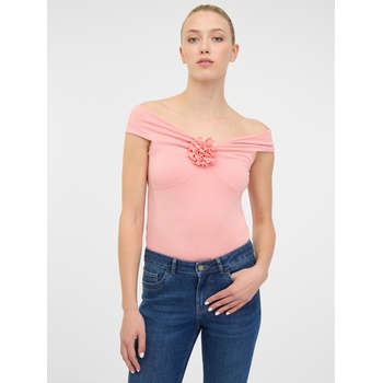 Orsay Светлорозова дамска тениска с къс ръкав и апликация ORSAY Orsay | Rozov | ЖЕНИ | S
