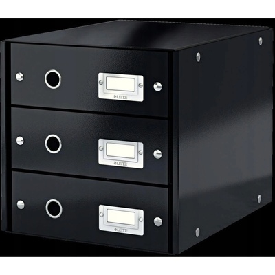 LEITZ Zásuvkový box Leitz Click & Store 3 zásuvky čierny