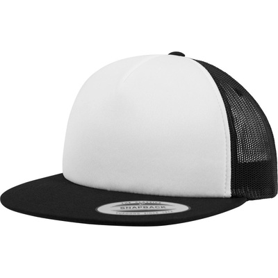 Flexfit 6005FW pěnová 5 panelová COT5505FWx7599-black/white Černá/bílá
